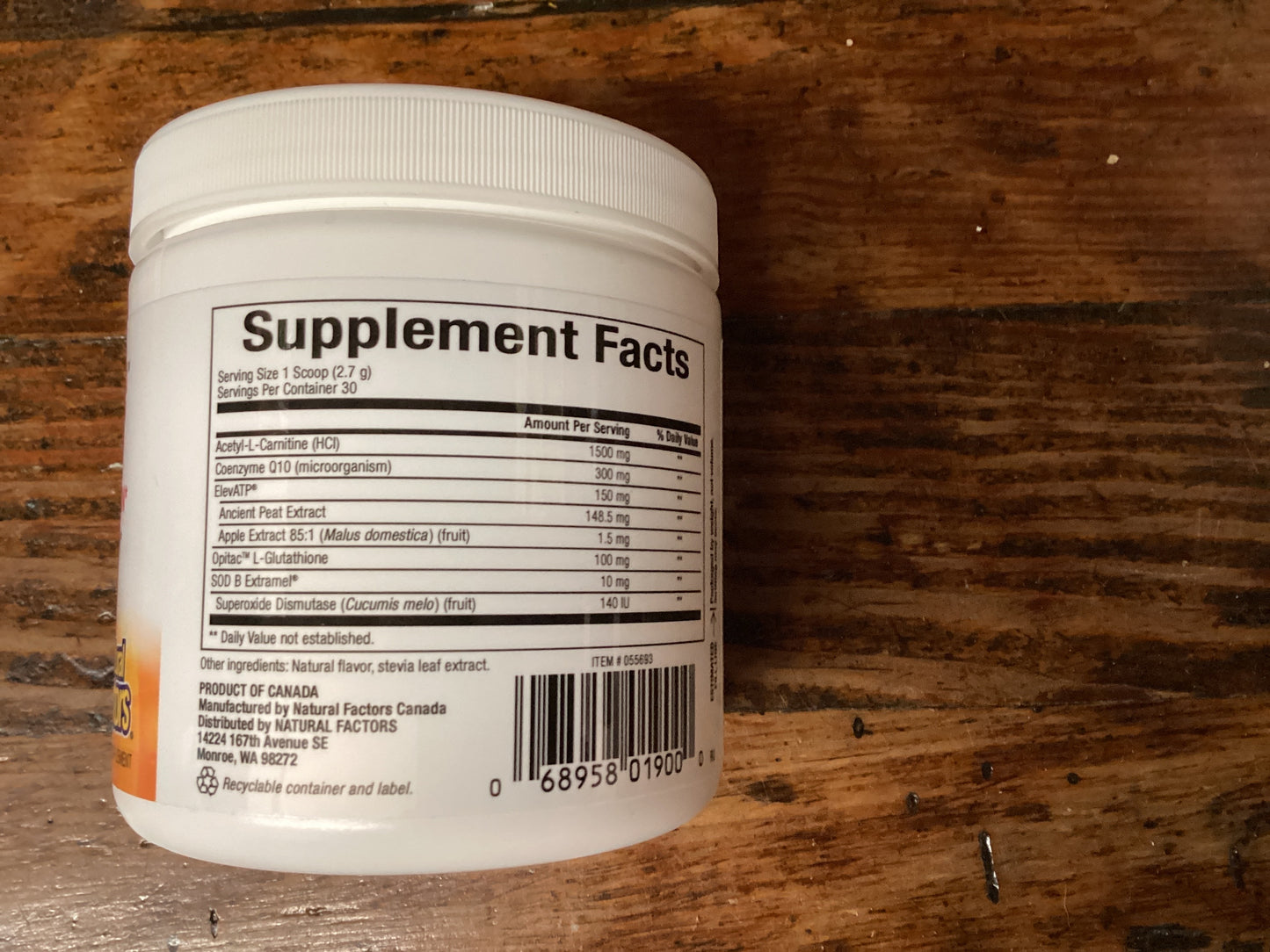 Natural Factors regenerLife ATP Function 2.86oz