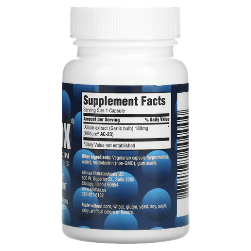 AlliMax - Allicin Powder Capsules - 30 capsules
