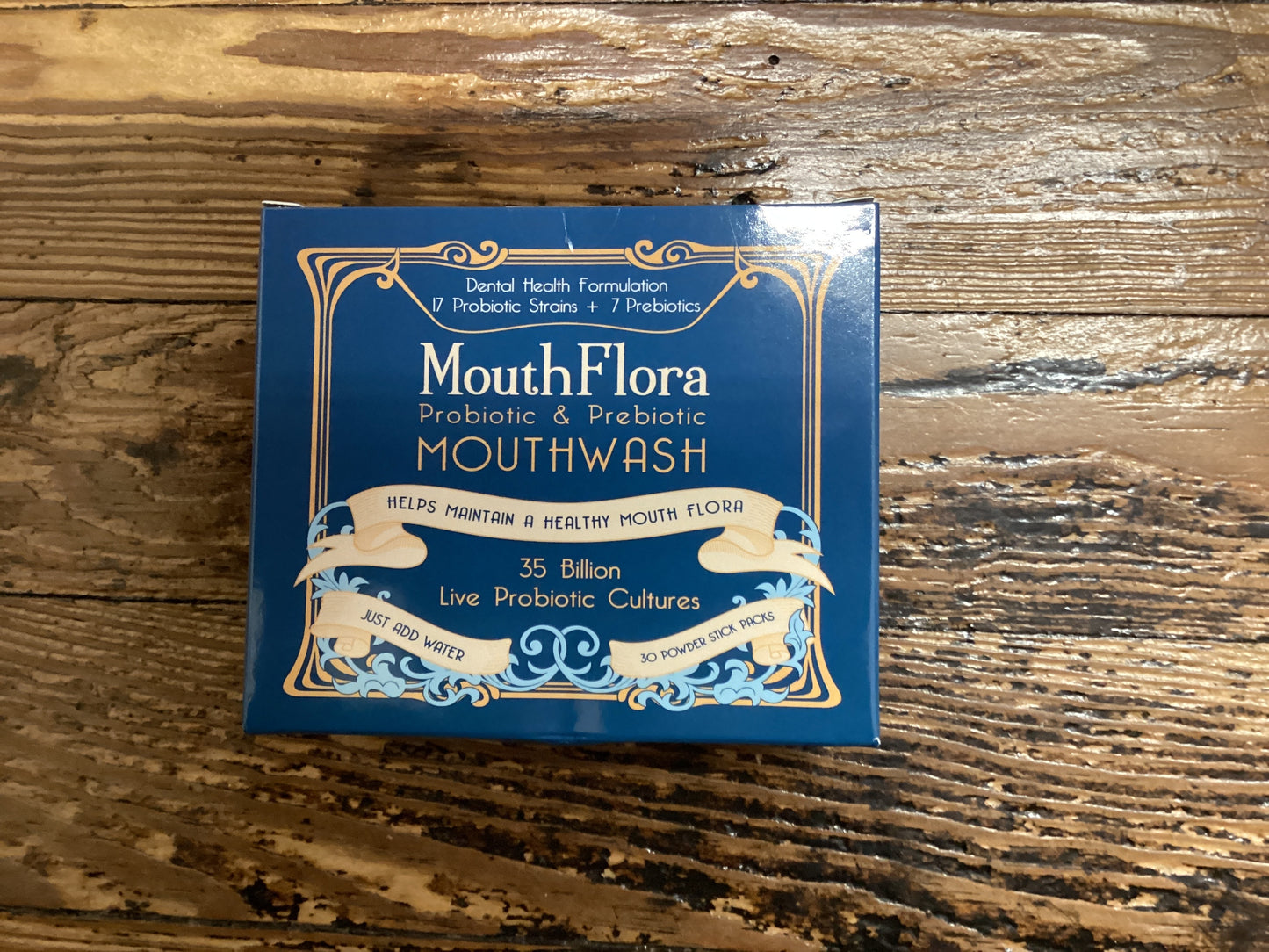 Mouth Flora Pro.&Prebiotic mouthwash packets 30servings