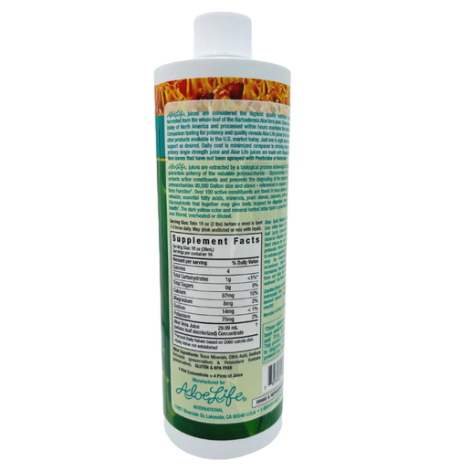 Aloe Life - Aloe Gold Whole Leaf Aloe Vera Juice Concentrate - 32oz