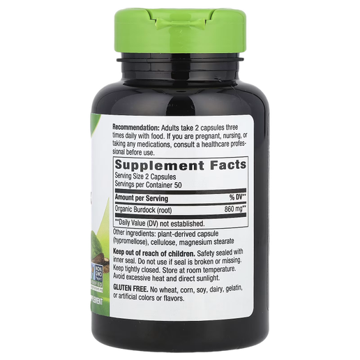 Nature's Way - Burdock Root - 100 VCaps