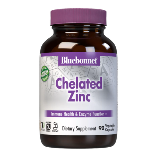 Bluebonnet - Chelated Zinc - 90 capsules