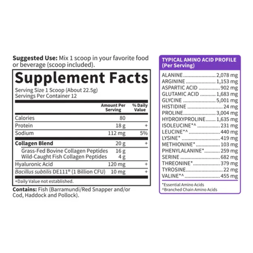 Garden of Life - Collagen Hyaluronic Acid - 9.52 oz