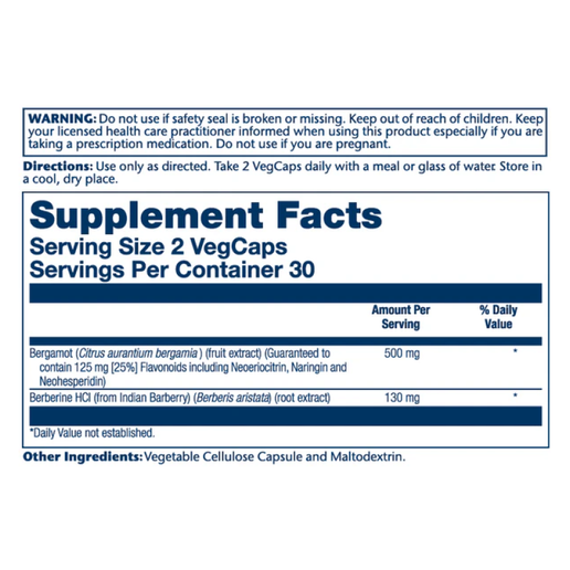 Solaray - Vital Extracts Bergamot - 60 Capsules