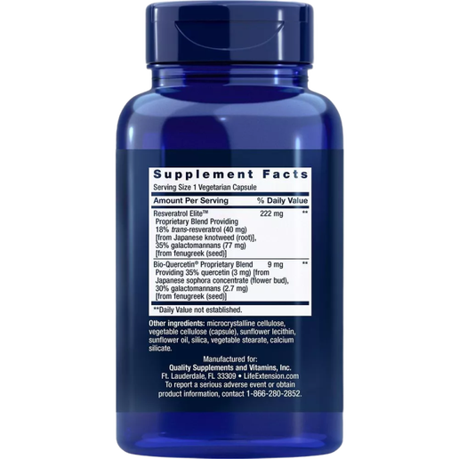 Life Extension - Optimized Resveratrol Elite - 60 Capsules