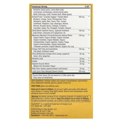 Nature's Way - Alive! Max3 Daily Multivitamin (With Iron) - 90 Tablets