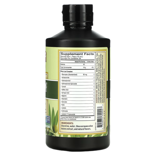 Barlean's - Olive Leaf Complex (Immune Support) - 16 oz (Natural Olive Flavor)