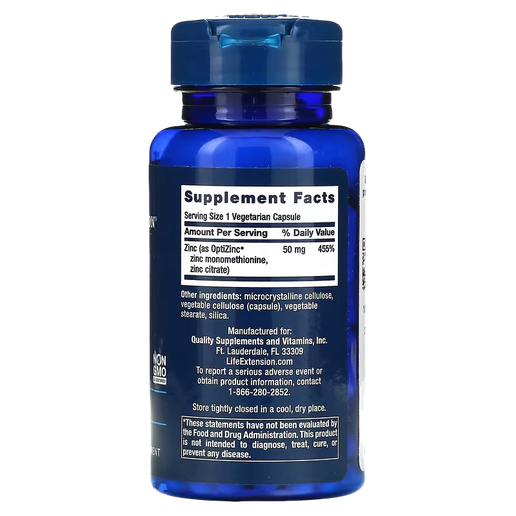 Life Extension - Zinc Caps 50 mg - 90 Capsules