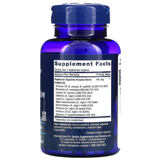 Life Extension - Enhanced Super Digestive Enzyme - 60 capsules