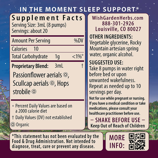 Wishgarden - Sleepy Nights & Fresh Mornings - 2 oz pump