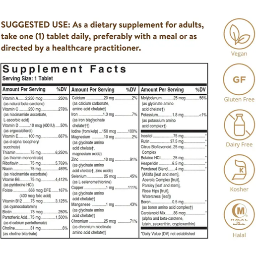 Solgar - Formula VM-75 Multivitamin - 90 Tablets