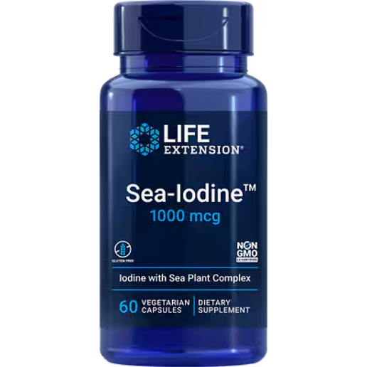 Life Extension - Vitamins D and K with Sea-Iodine - 60 capsules