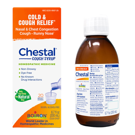 Boiron - Chestal Adult Cold and Cough Syrup - 6.7 fl oz