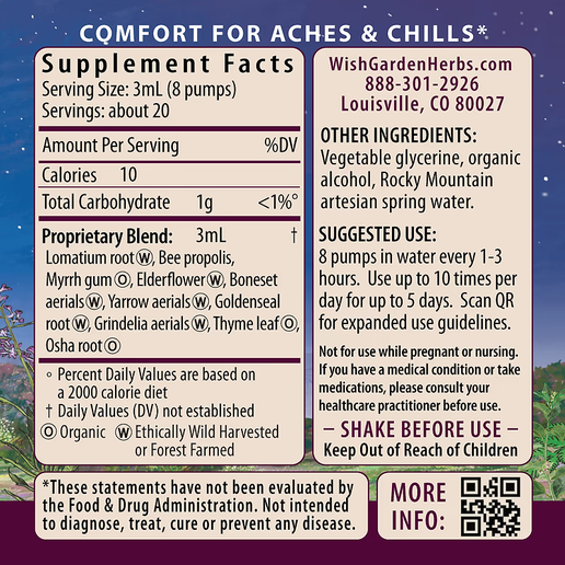 Wishgarden - Serious V-Fighter Immune Force - 2 oz Pump
