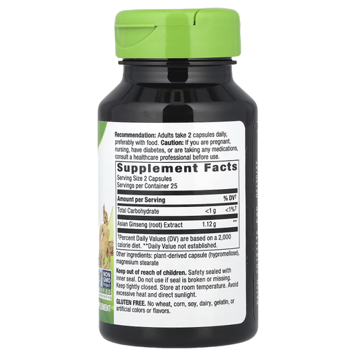 Nature's Way - Asian Ginseng - 60 VCaps