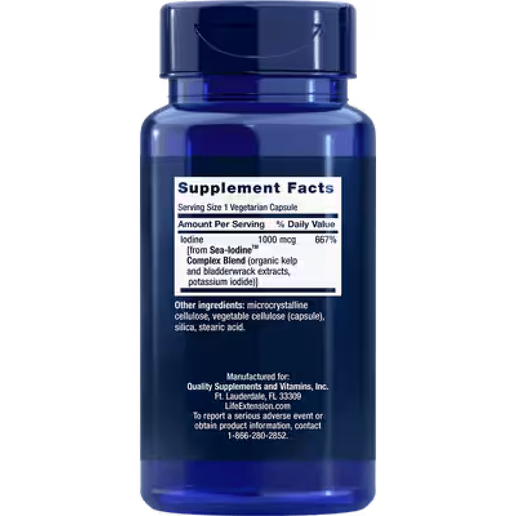 Life Extension - Vitamins D and K with Sea-Iodine - 60 capsules