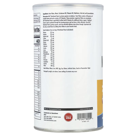 Kal - Nutritional Yeast Flakes - Wonderful Nutty - 12 oz (340 g)