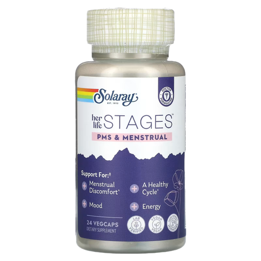 Solaray - Her Life Stages (PMS & Menstrual) - 24 VCaps