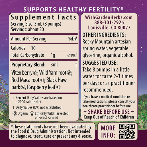 Wishgarden - Fertility Prep - 2 fl oz