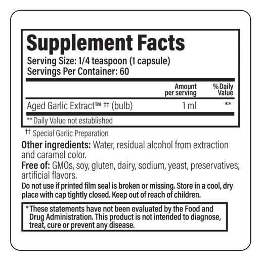Kyolic - Aged Garlic Extract Liquid - Cardiovascular Health - 2 - 2 oz bottles