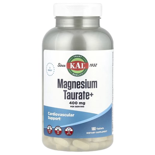 Kal - Magnesium Taurate Plus 400mg - 180 Tablets