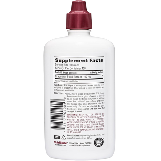 Nutribiotic GSE Grapefruit Seed Extract - 4 fl oz