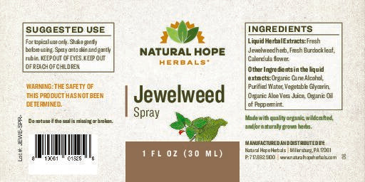Natural Hope Herbals - Jewelweed Spray - 2 fl oz