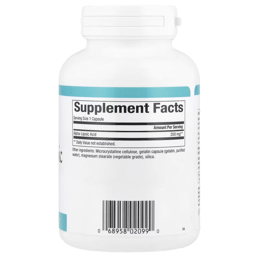 Natural Factors - Alpha Lipoic Acid 200mg - 120 Capsules