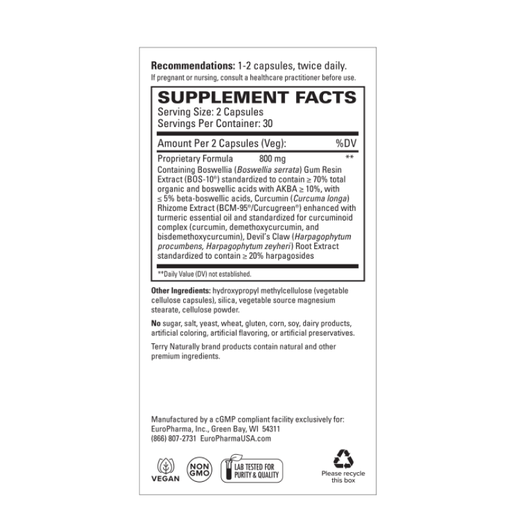 Terry Naturally - Arthocin Joint Support - 60 Capsules