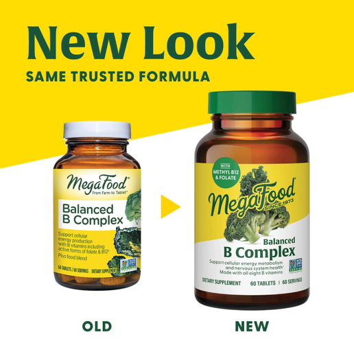 MegaFood Balanced B Complex - 30 Tablets