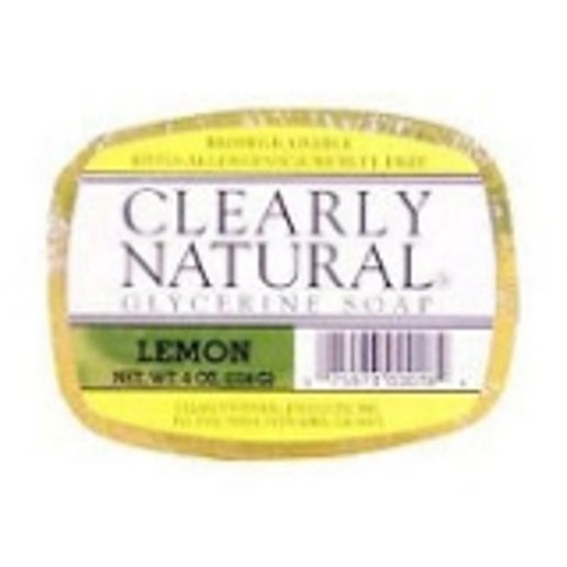 Clearly Natural Glycerine Bar Soap Lemon 4 oz Bar