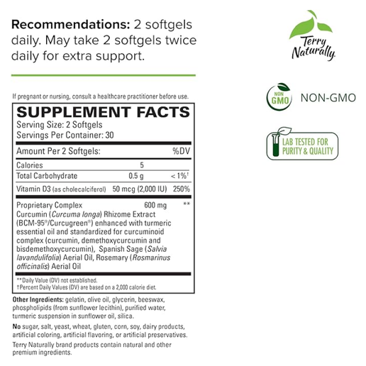 Terry Naturally - CuraMed Brain - 60 Softgels