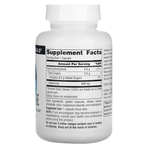 Source Naturals - D-Mannose - 60 capsules