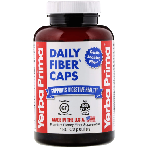 Yerba Prima - Daily Fiber Caps - 180 Capsules