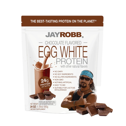 Jay Robb - Egg White Protein (Chocolate Flavored) - 24 oz