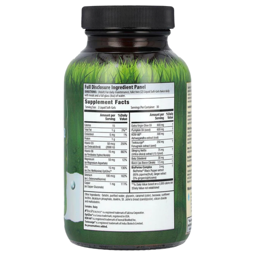 Irwin Naturals -Extra Strength Testosterone UP X2 - 60 Liquid Softgels