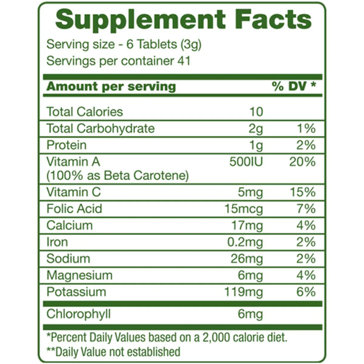 Green Foods - Green Magma Barley Grass Juice - 250 Tablets