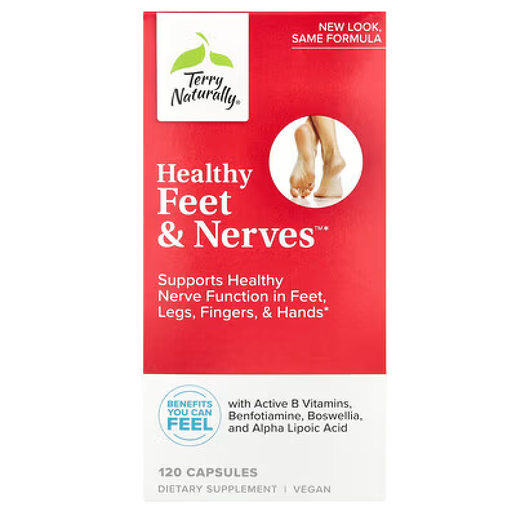 Terry Naturally - Healthy Feet & Nerves - 120 Capsules