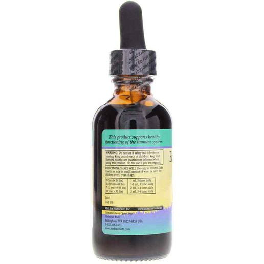 Herbs for Kids - Echinacea/Goldenroot- Blackberry Flavored - 2 fl oz