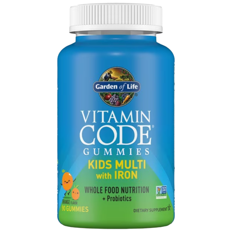 Garden of Life - Vitamin Code Kids Multi Plus Iron Gummies - 90 Gummies