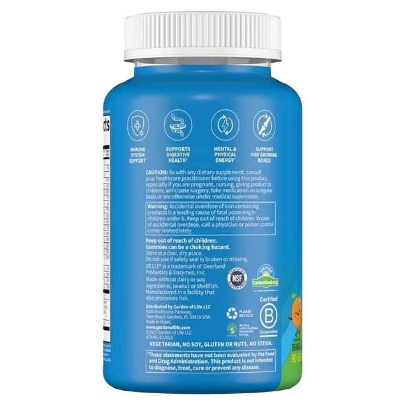Garden of Life - Vitamin Code Kids Multi Plus Iron Gummies - 90 Gummies