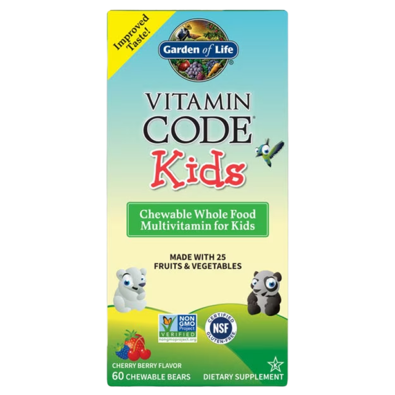 Garden of Life - Vitamin Code Kids Cherry Berry Chewables - 60 Chewable