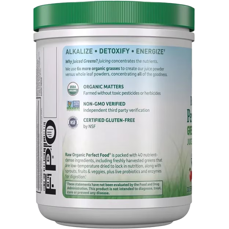 Garden of Life - Raw Organic Perfect Food Green Superfood - Apple - 8.14oz Powder