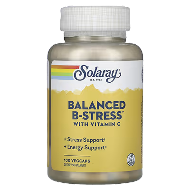 Solaray - Balanced B-Stress with Vitamin C - 100 caps