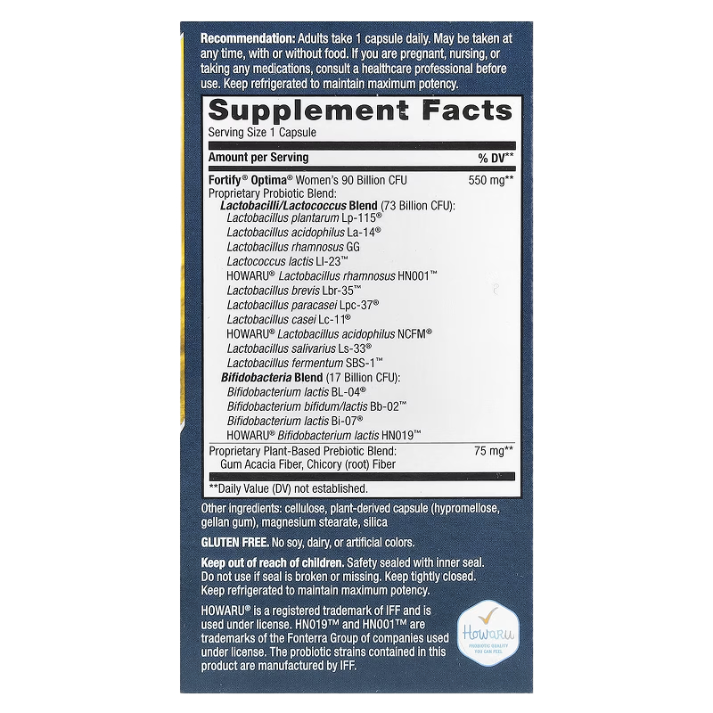 Nature’s Way - Fortify Optima Women’s 90 billion - 30 VCaps (Refrigerated)