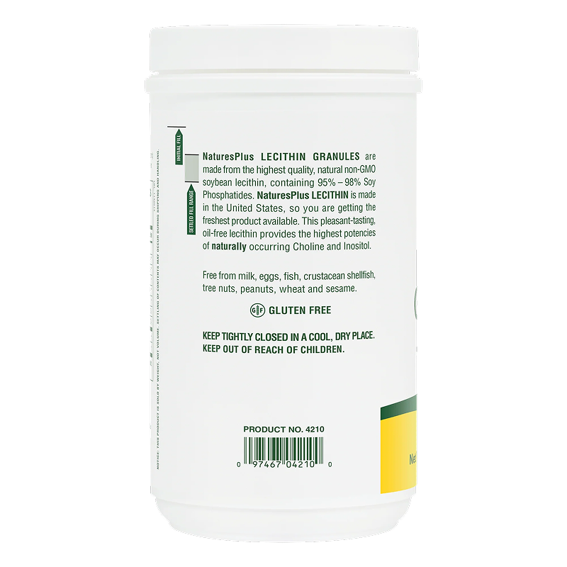 NaturesPlus - Natural Soy Lecithin Granules - 12 oz