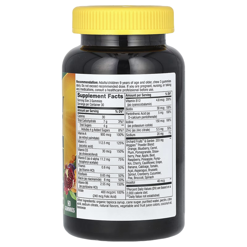 Nature's Way – Alive! Adult Gummy Multivitamin – 90 Gummies