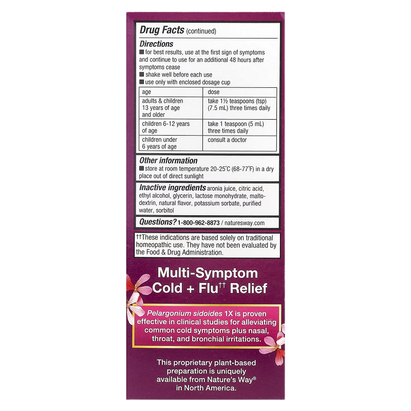 Nature’s Way - UMCKA Cold+Flu (Berry) - 4oz
