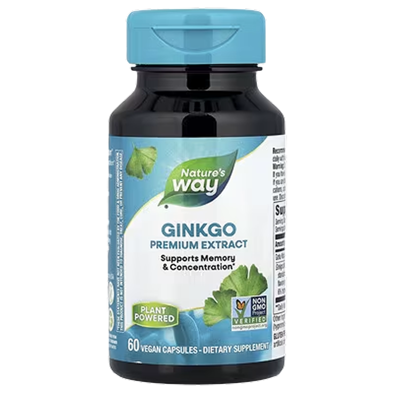 Nature's Way - Ginkgo Premium Extract- 60 VCaps
