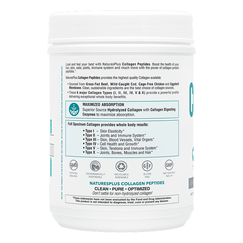 NaturesPlus - Collagen Peptides Powder (Unflavored)- 1.3 Pounds